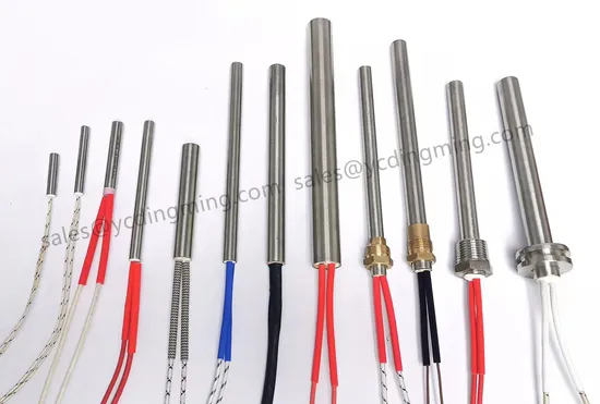 110V 120V 300W 400W Sand Blasted Electric Igniton Rod Heater Single Thread Fitting Pellet Cartridge Heater Element