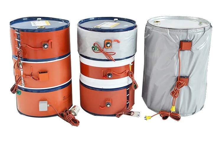 220V 200L 55 Gallon Industrial Waterproof Flexible Silicone Rubber Barrel Drum Oil Heater