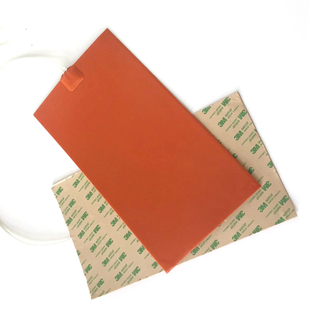200*300mm 12V 220V 200 Degree 3D Printer Flexible UL Ce Silicone Rubber Heater Heating Pad with 3m Adhesive