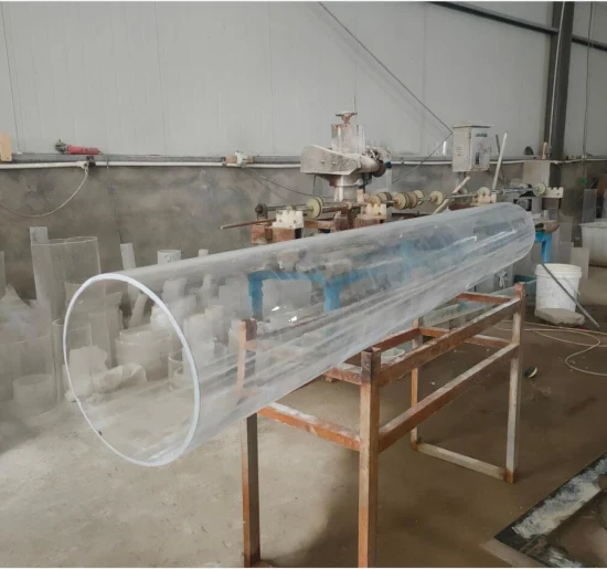 Calentador transparente resistente al calor Tubo de cuarzo Tubo de vidrio de cuarzo