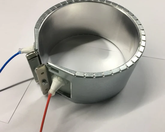 Calentador de banda de 450 W Calentadores de banda de aluminio fundido a presión para máquina de plástico Calentador de anillo de banda de mica de acero inoxidable Calentador de banda de bobina de mica para moldeo por extrusión de perfil