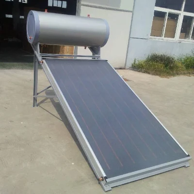 Calentador de agua de energía solar de placa plana de acero galvanizado sin presión 100L-400L