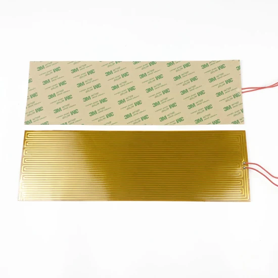 Calentador Kapton de PCB de película de poliimida flexible eléctrico industrial de 6 V/12 V con adhesivo